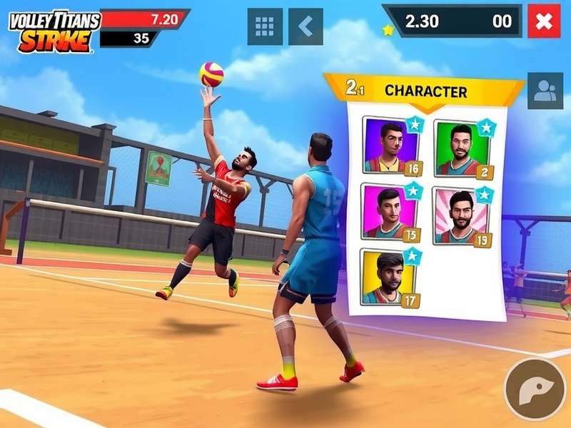 Volley Titans Gujarat Strike gameplay screenshot